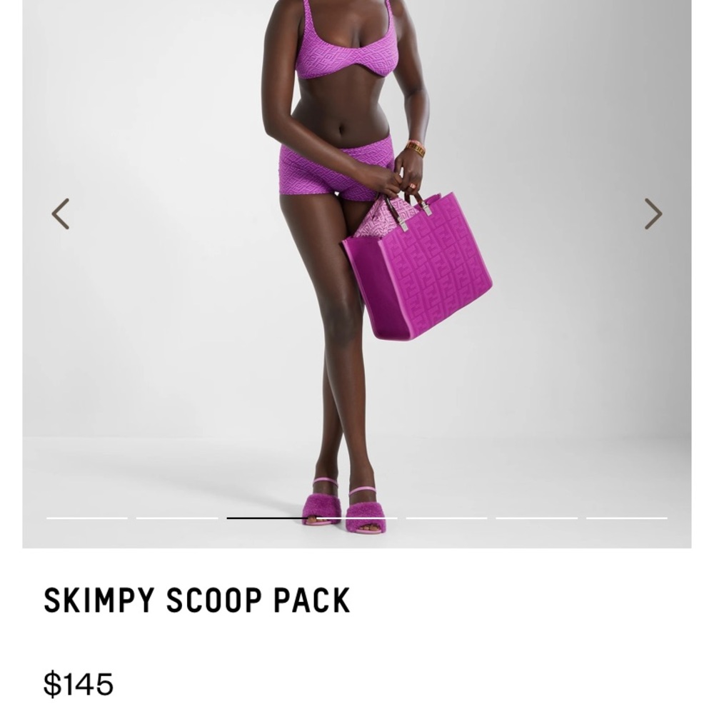 FENDI Skims Colorado high leg bikini with skimpy scoop top